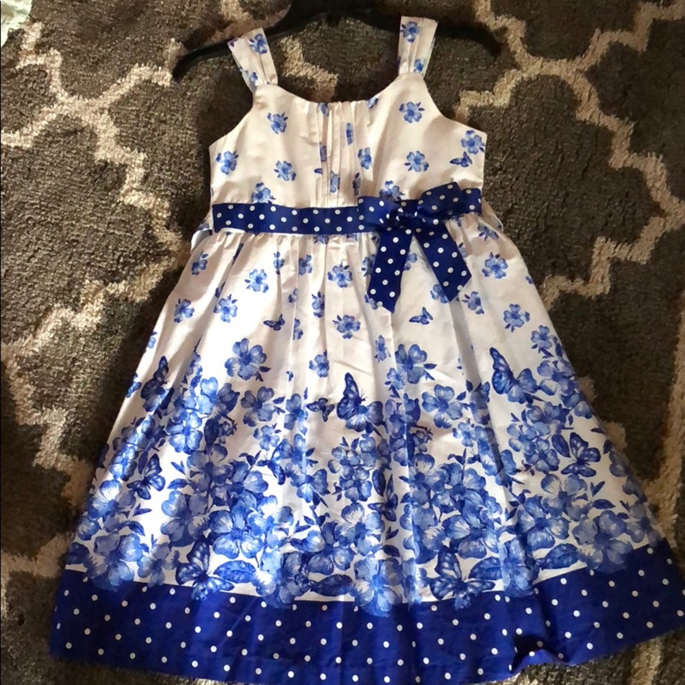 JessicaAnn Girls Dress 100% Cotton Size 12